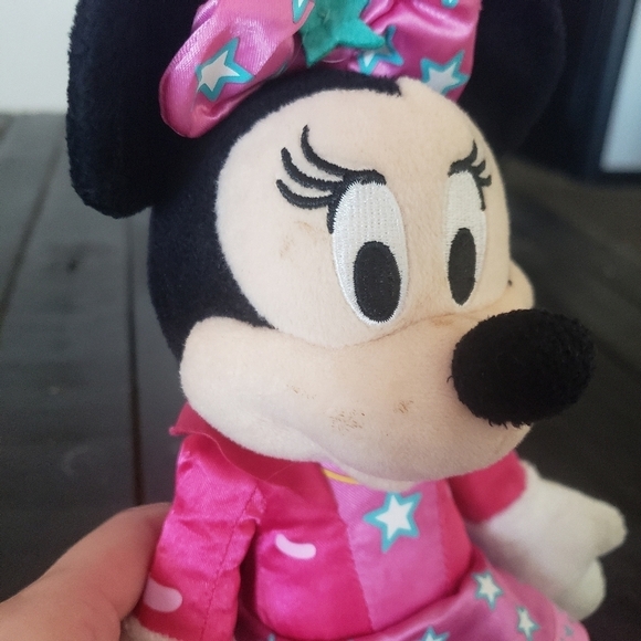 Disney Minnie Mouse Stuffed Plush Animal Toy Soft Pink Cartoon Character - Picture 5 of 5